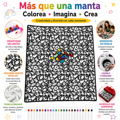 Manta Mágica Reutilizable para Colorear