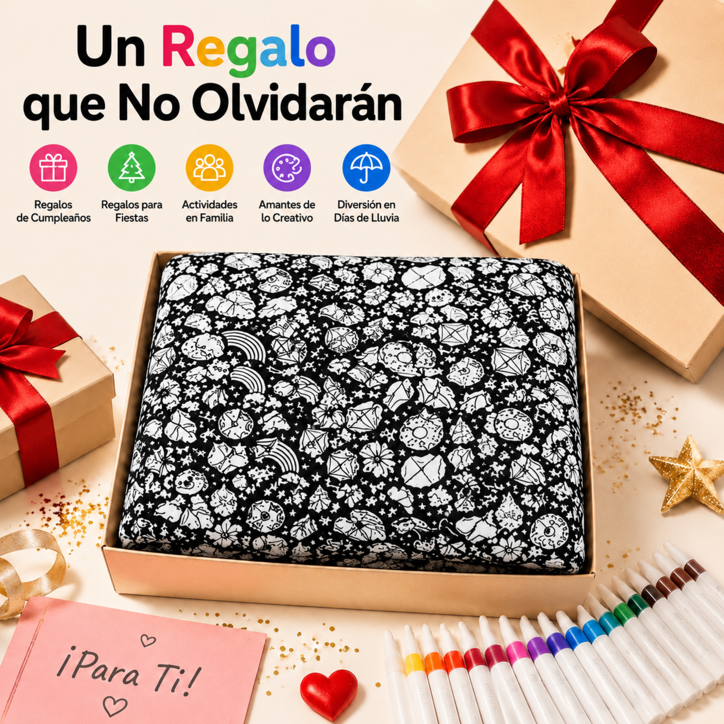 Manta Mágica Reutilizable para Colorear
